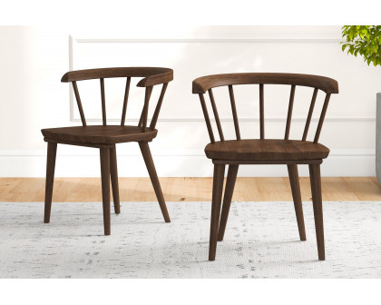 Ashcroft - Kingsley Dining Chair (Set Of 2) in Brown