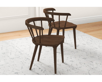 Ashcroft - Kingsley Dining Chair (Set Of 2) in Brown