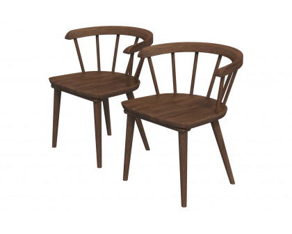 Ashcroft - Kingsley Dining Chair (Set Of 2) in Brown