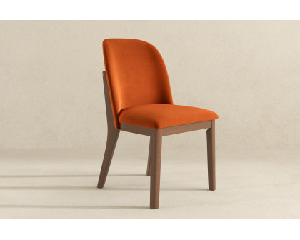 Ashcroft Kaitlyn Velvet Dining Chair (Set Of 2) - Burnt Orange