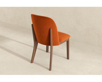 Ashcroft Kaitlyn Velvet Dining Chair (Set Of 2) - Burnt Orange