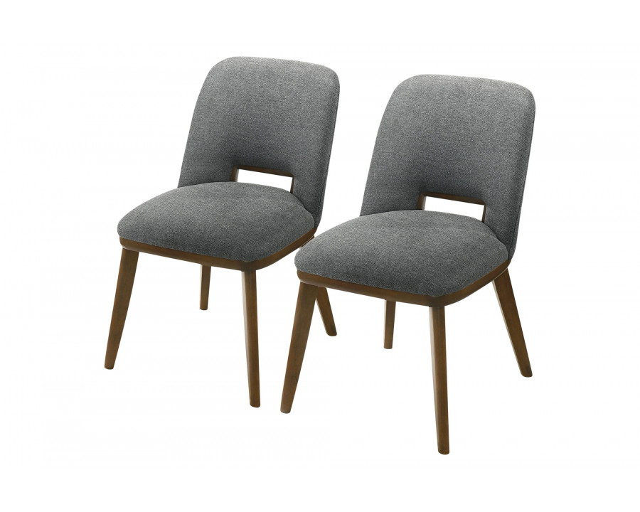 Ashcroft Blake Fabric Dining Chair (Set Of 2) - Dark Gray