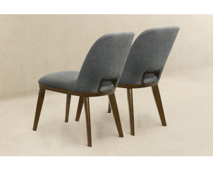 Ashcroft Blake Fabric Dining Chair (Set Of 2) - Dark Gray