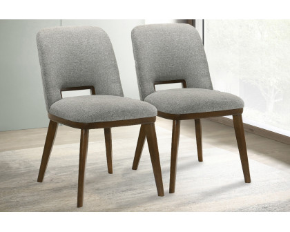 Ashcroft Blake Fabric Dining Chair (Set Of 2) - Light Gray