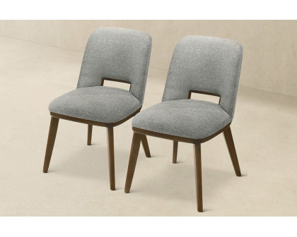 Ashcroft Blake Fabric Dining Chair (Set Of 2) - Light Gray