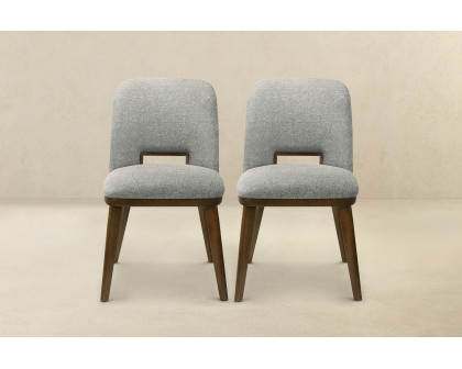 Ashcroft Blake Fabric Dining Chair (Set Of 2) - Light Gray