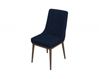 Ashcroft Kate Fabric Dining Chair (Set Of 2) - Dark Blue