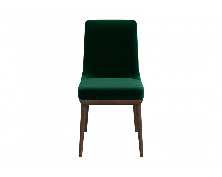 Ashcroft Kate Velvet Dining Chair (Set Of 2) - Green