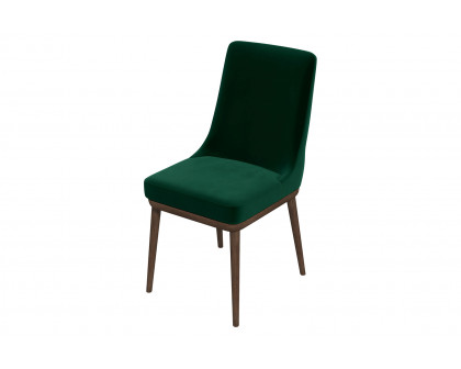 Ashcroft Kate Velvet Dining Chair (Set Of 2) - Green