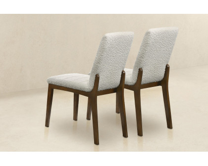 Ashcroft Ines Boucle Dining Chair (Set Of 2) - White