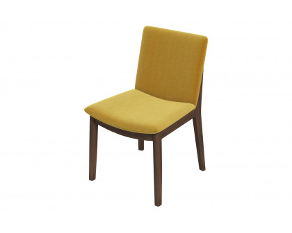 Ashcroft Laura Velvet Upholstered Solid Wood Dining Chair (Set Of 2) - Gold