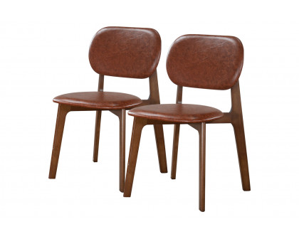 Ashcroft - Kelsey Leather Dining Chair (Set Of 2)