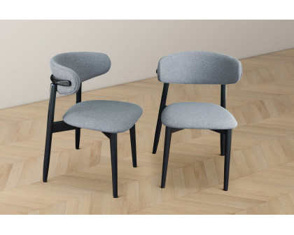 Ashcroft Korbin Fabric Dining Chair (Set of 2) - Gray