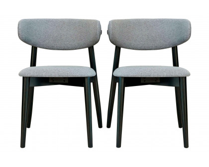 Ashcroft Korbin Fabric Dining Chair (Set of 2) - Gray