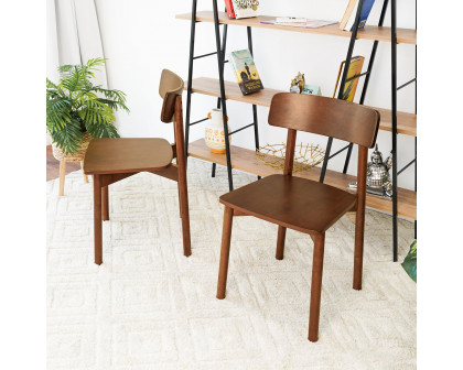 Ashcroft Pierre Dining Chair (Set Of 2) - Walnut