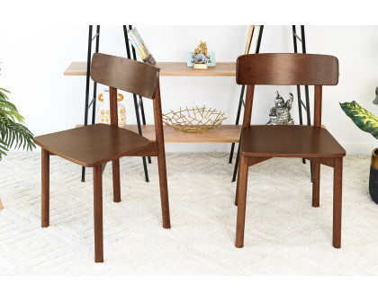 Ashcroft Pierre Dining Chair (Set Of 2) - Walnut