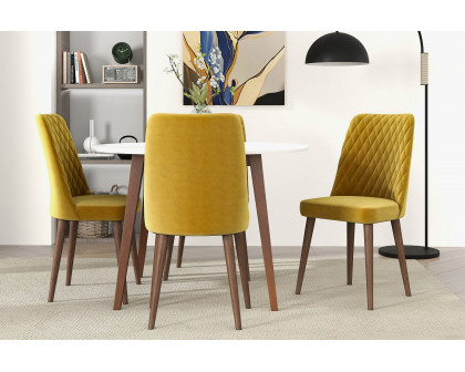 Ashcroft Katie Velvet Dining Chair (Set Of 2) - Gold