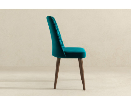 Ashcroft Katie Velvet Dining Chair (Set Of 2) - Teal