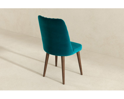 Ashcroft Katie Velvet Dining Chair (Set Of 2) - Teal