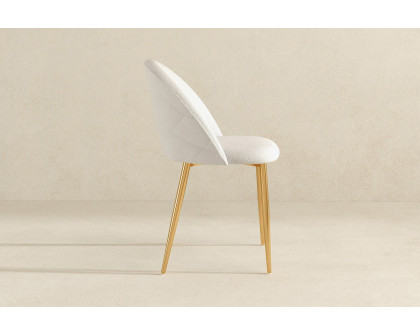 Ashcroft Marion Mid-Century Modern Dining Chair (Set Of 2) - Cream