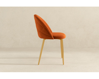 Ashcroft Marion Mid-Century Modern Dining Chair (Set Of 2) - Orange