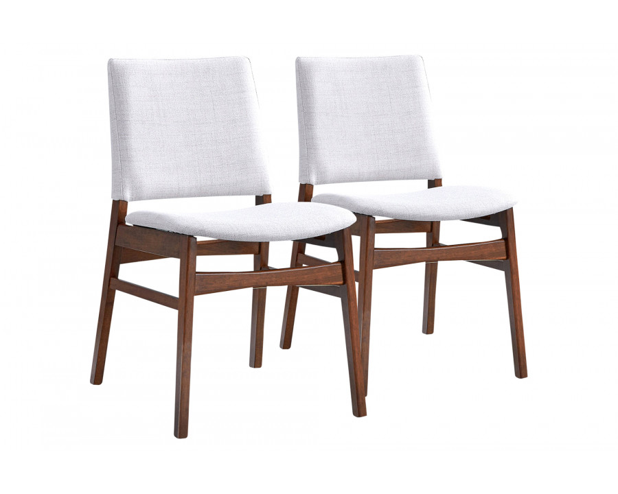 Ashcroft Gusto Fabric Dining Chair (Set Of 2) - Light Gray