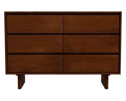 Ashcroft - Dubrovnik Mid-Century Modern Walnut Dresser with 6 Drawers