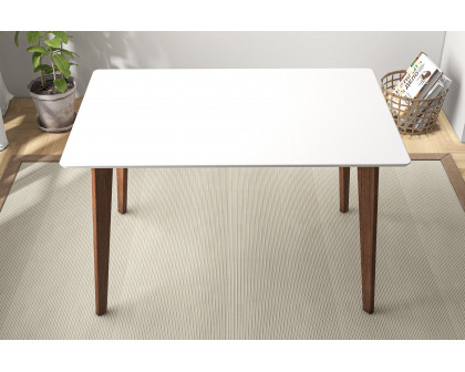 Ashcroft 47" Carlos Solid Wood Dining Table - White