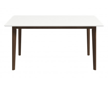 Ashcroft 59" Carlos Solid Wood Dining Table - White