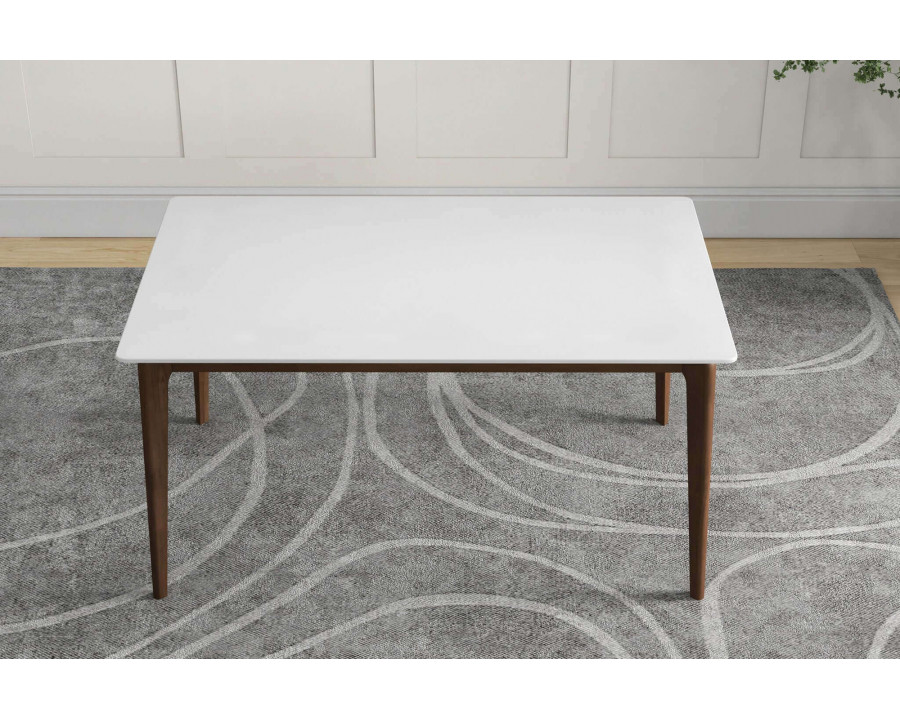 Ashcroft - Lindsey Solid Wood White Top Dining Table