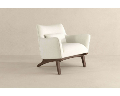 Ashcroft™ Brayden Mid-Century Modern Boucle Armchair - Beige