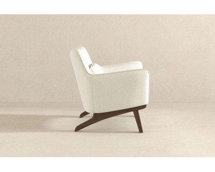 Ashcroft™ Brayden Mid-Century Modern Boucle Armchair - Beige