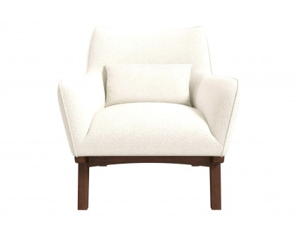 Ashcroft™ Brayden Mid-Century Modern Boucle Armchair - Beige