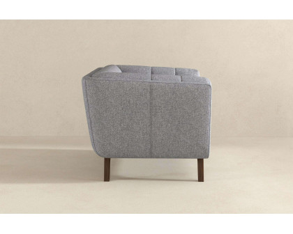 Ashcroft™ Addison Mid-Century Modern Fabric Lounge Chair - Light Gray