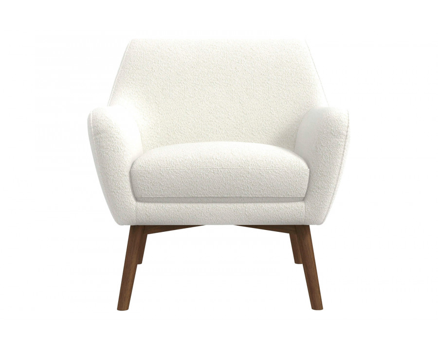 Ashcroft - Panom Boucle Lounge Chair in White