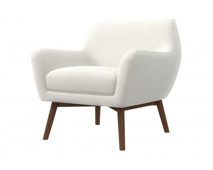 Ashcroft - Panom Boucle Lounge Chair in White