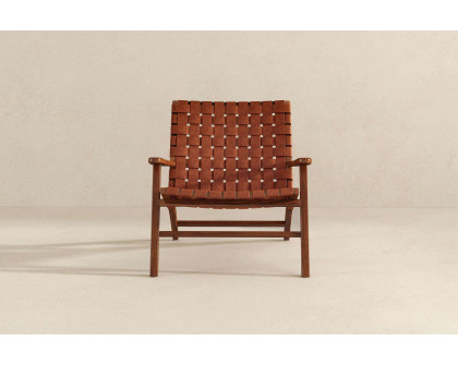 Ashcroft - Kangley Leather Armchair in Tan