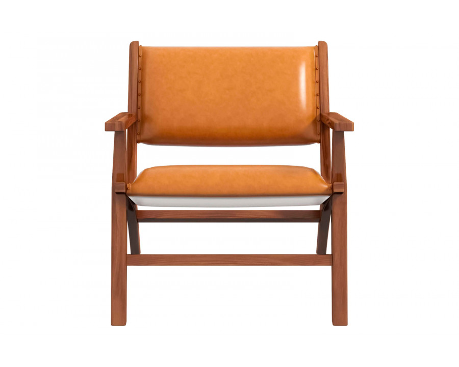 Ashcroft - Hendrix Leather Armchair in Antique Tan