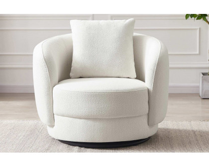 Ashcroft™ Dylan Boucle Lounge Chair - Cream