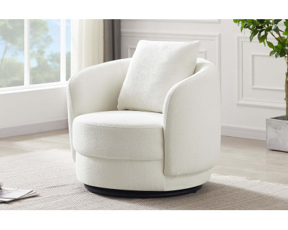 Ashcroft™ Dylan Boucle Lounge Chair - Cream