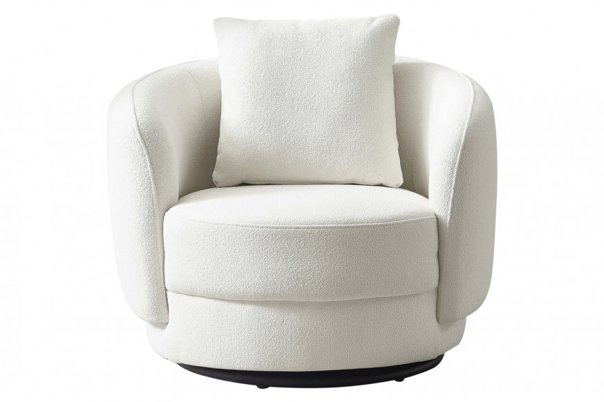 Ashcroft™ Dylan Boucle Lounge Chair - Cream