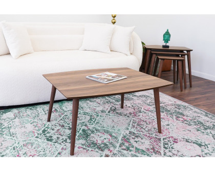 Ashcroft Deny Center Table - Walnut