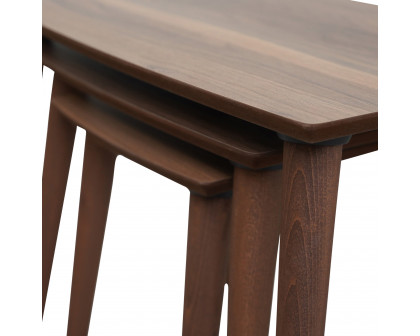 Ashcroft Ronald MDF Nesting Accent Tables (Set Of 3) - Walnut