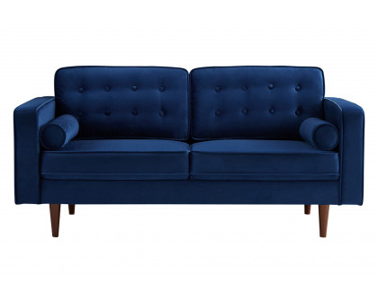 Ashcroft - Casey Velvet Loveseat