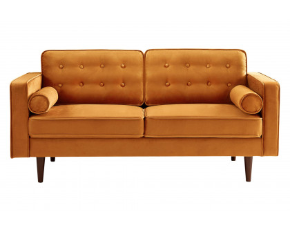 Ashcroft - Casey Velvet Loveseat