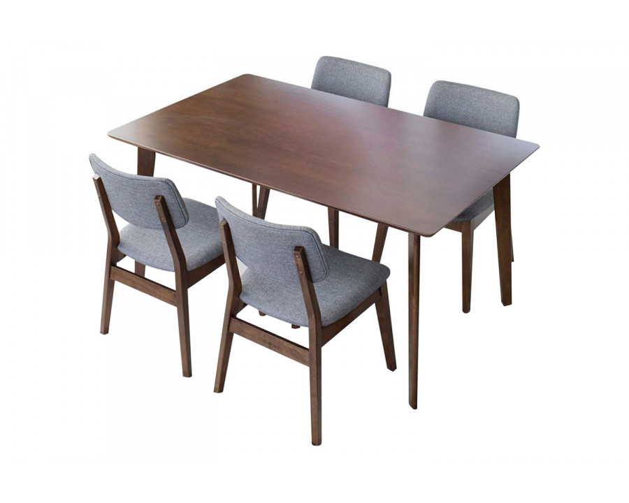 Ashcroft - Abbott Dining Set with 4 Abbott Chairs