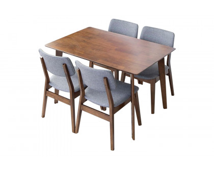 Ashcroft - Abbott Dining Set with 4 Abbott Chairs