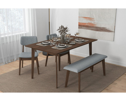 Ashcroft - Abbott Dining Set with 2 Abbott Chairs & 1 Abbott Bench