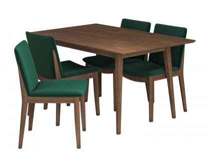 Ashcroft - Adira Dining Set with 4 Virginia Chairs