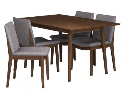 Ashcroft - Adira Dining Set with 4 Virginia Chairs